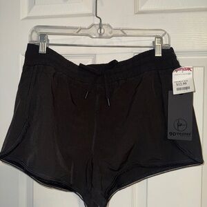 90 Degree By Reflex Women's Black Athletic Shorts with Drawstring